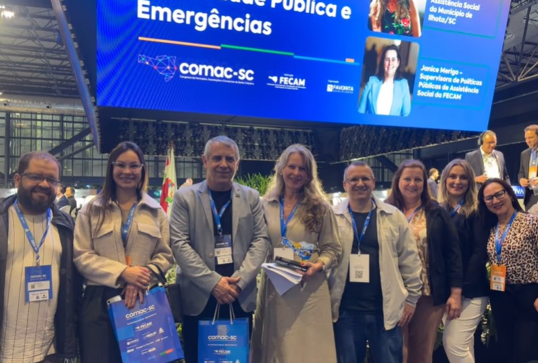 4ª edição do COMAC-SC em Balneário Camboriú Comitiva de Ilhota marca presença no maior evento municipalista de SC