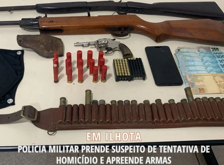 Homem é Preso em Ilhota por Tentativa de Homicídio Contra Colega de Trabalho