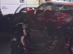 Acidente entre carro e caminhão deixa motorista morto e causa congestionamento na BR-282 em SC
