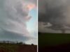 Morador registra tornado e relata momentos de tensão no Rio Grande do Sul