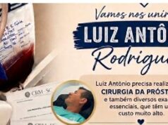 Campanha solidária busca apoio em Ilhota para custear cirurgia de Luiz Antônio Rodrigues