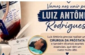 Campanha solidária busca apoio em Ilhota para custear cirurgia de Luiz Antônio Rodrigues