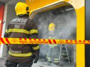 Princípio de incêndio na XV de Novembro em Blumenau mobiliza bombeiros e quatro lojas são interditadas