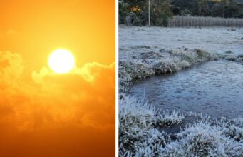 Extremos do clima: país tem máximas acima de 40°C e previsão de frio abaixo de 5°C no Sul