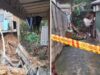 Bombeiros isolam área e evacuam residências após deslizamento em Braço do Norte mudanças