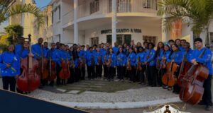 Ilhota recebe apresentação da Orquestra Acadêmica Mariuccia Iacovino durante turnê por Santa Catarina