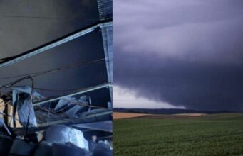 Defesa Civil avalia possível tornado após tempestade severa atingir Campo Erê, em SC