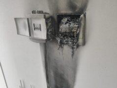 Princípio de incêndio em rede elétrica é controlado no Supermercado Top, em Gaspar