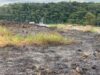 Incêndio em vegetação mobiliza Bombeiros Voluntários próximo a residências em Ilhota