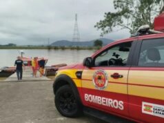 Corpo de jovem que caiu no Rio Itajaí-Açu é encontrado após quatro dias de buscas