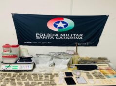 Polícia Militar apreende grande quantidade de drogas e prende suspeitos em Gaspar