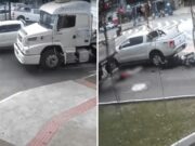 Corrida de moto por aplicativo termina em tragédia e passageiro morre em acidente em Balneário Camboriú
