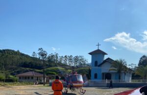 Idosa é socorrida inconsciente e levada ao hospital após passar mal em Ilhota