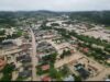 Sobe para 17 o número de cidades em situação de emergência por causa das chuvas em Santa Catarina enchente-sc