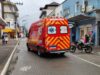Motociclista sofre fraturas após colisão com carro no Centro de Gaspar
