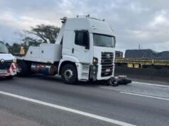 Motociclista de 54 anos morre após acidente na BR-101 em Itajaí
