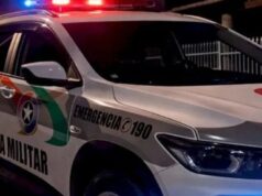 Foragido escapa de presídio, bate moto em fuga e acaba baleado pela PM em Gaspar