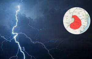 Temporais com raios e risco de alagamentos continuam em Santa Catarina nesta sexta-feira (9)