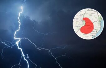 Temporais com raios e risco de alagamentos continuam em Santa Catarina nesta sexta-feira (9)