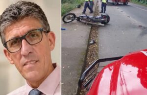 Identificado motociclista de 63 anos que morreu em batida no Bairro Garcia, em Blumenau